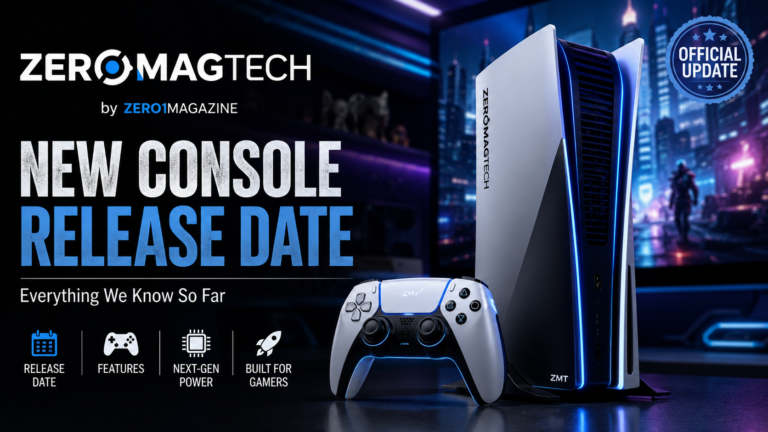 ZeroMagTech New Console Release Date by Zero1Magazine