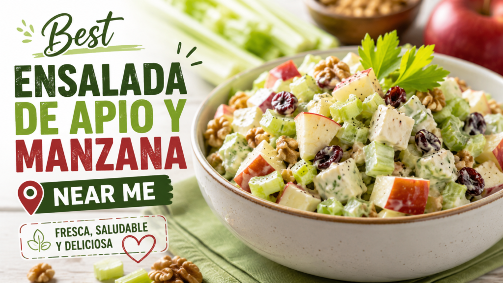 Best Ensalada de Apio y Manzana Near Me