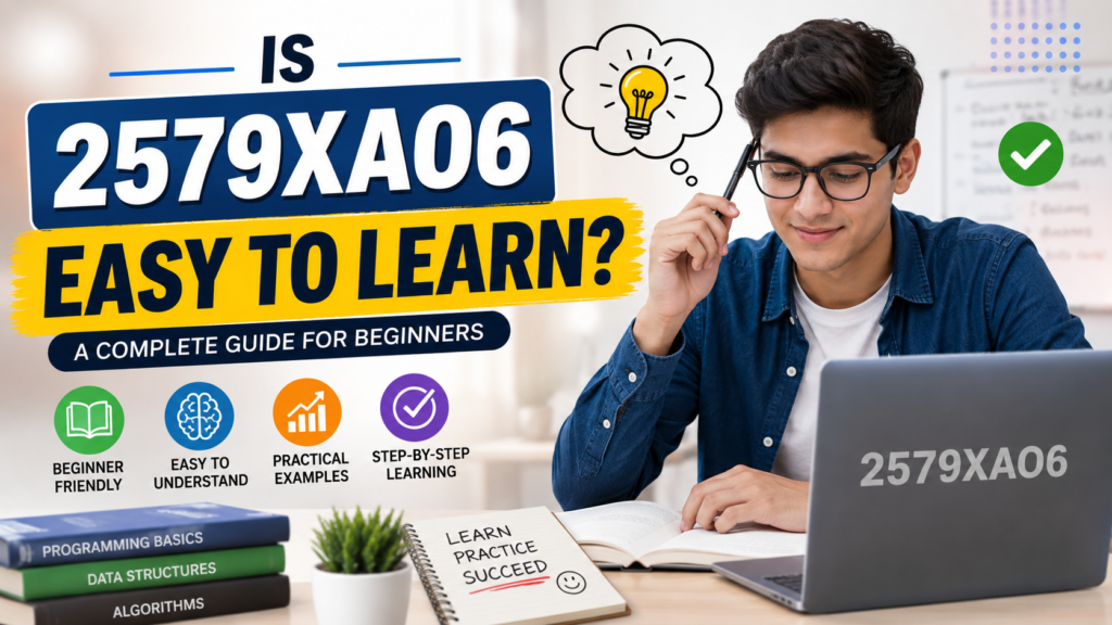 Is 2579xao6 Easy to Learn