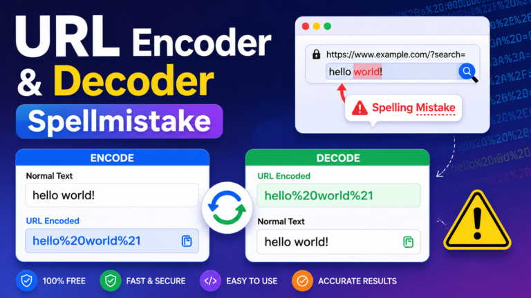 URL Encoder and Decoder Spellmistake